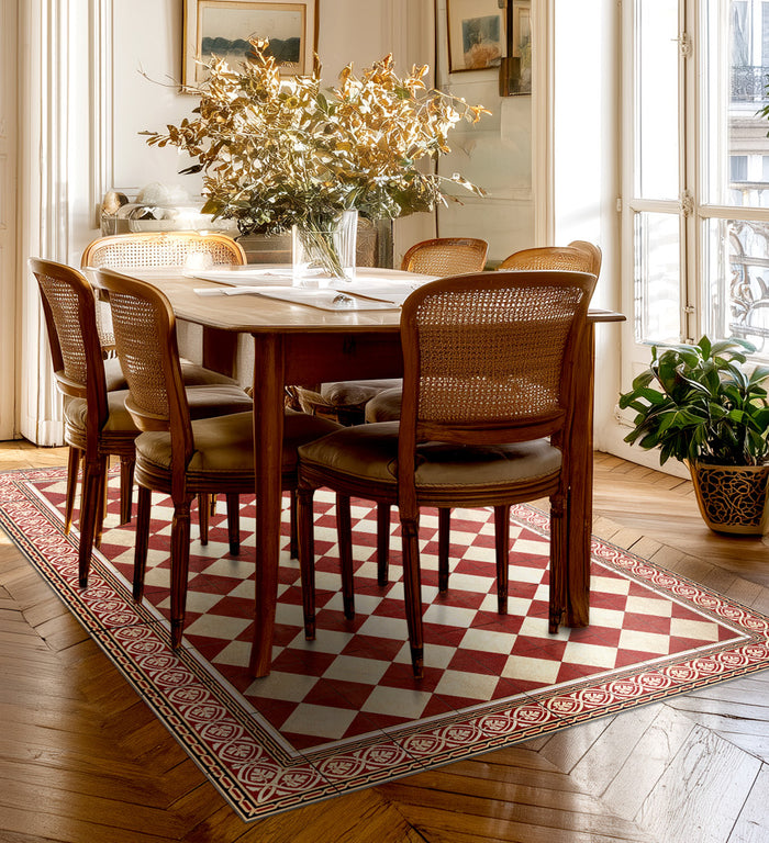 Tapis en vinyle antique Isabel