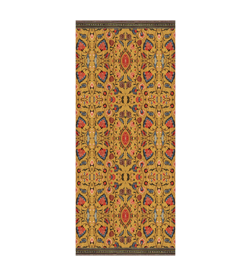 Bohemian Garden Gold Vinyl Rug