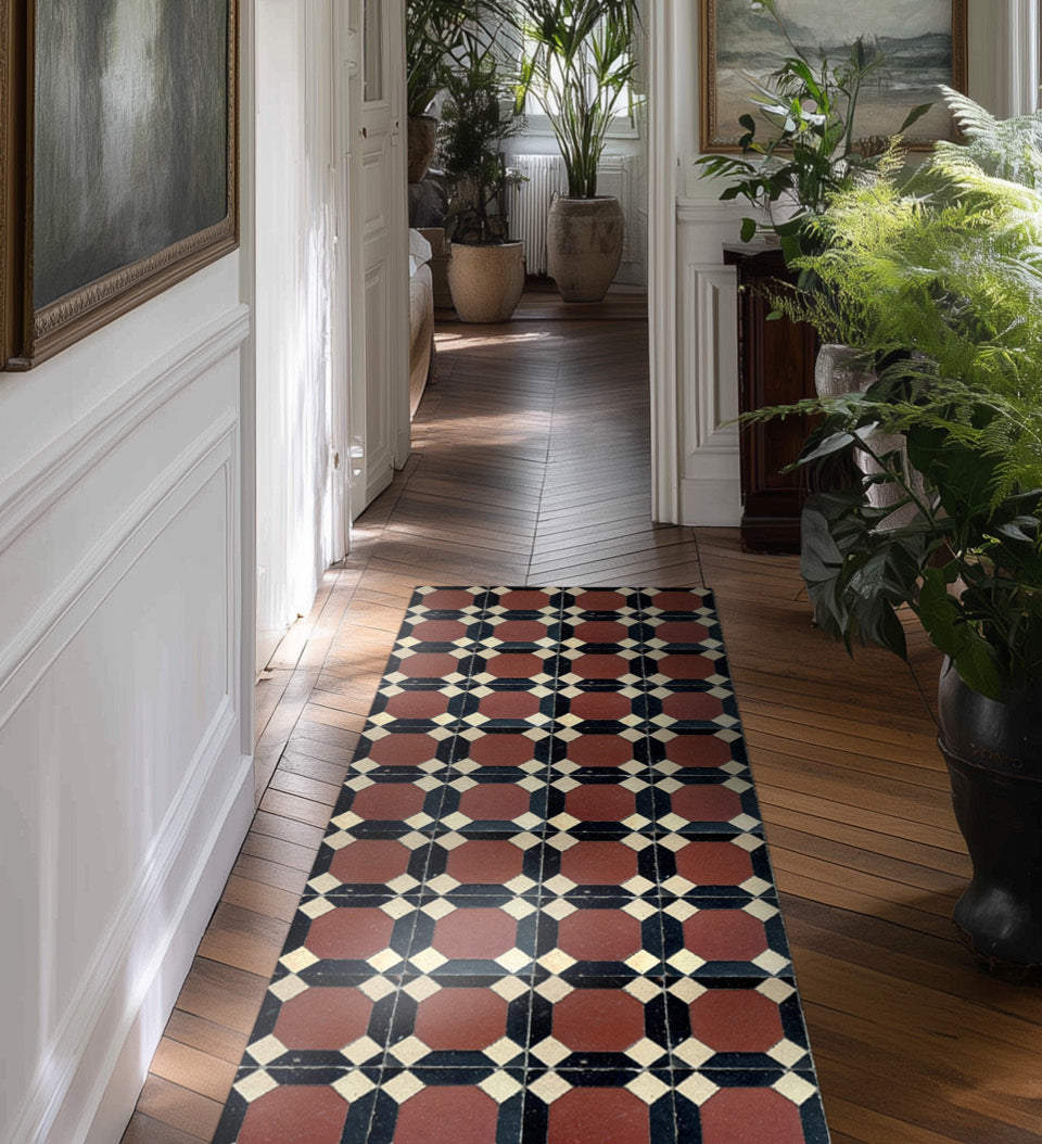 Terre cuite gothique - Tapis de sol Modu en vinyle