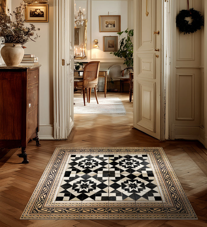 Tapis en vinyle antique Isabel