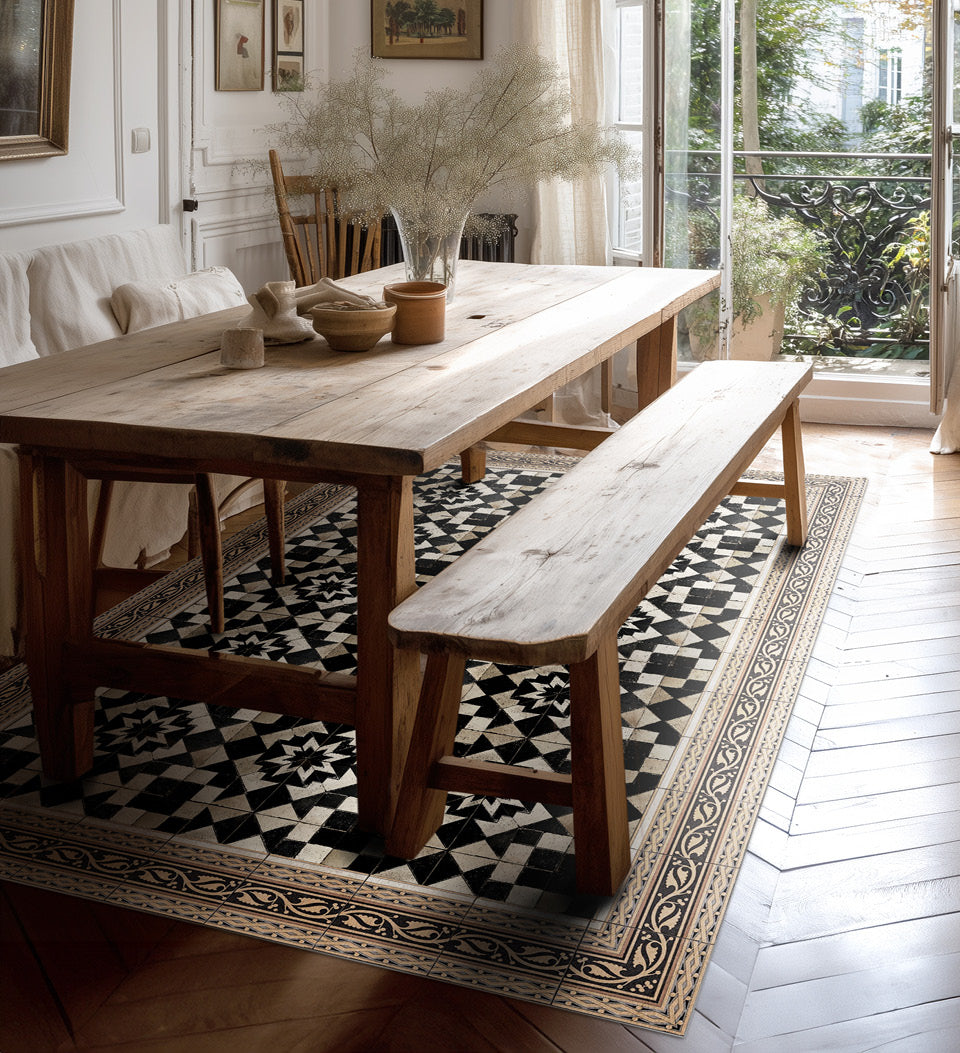 Oriana Vinyl Rug - Beija Flor – Beija Flor World