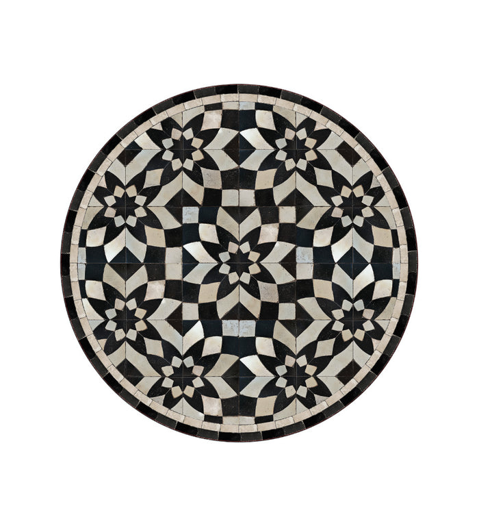 Borgo Lily Noir Antique - Tapis de sol en vinyle Modu