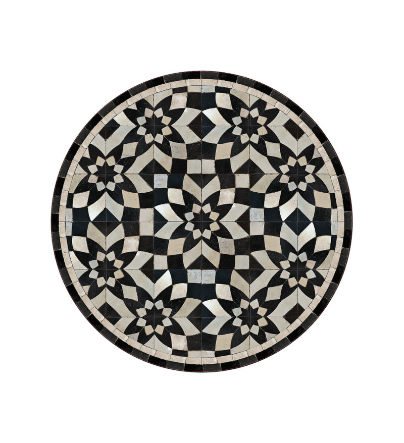 Borgo Lily Noir Antique - Tapis de sol en vinyle Modu