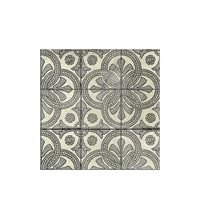 Borgo Lily Noir Antique - Tapis de sol en vinyle Modu