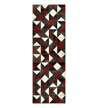 Tapis en vinyle antique Borgo Bordeaux