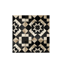 Borgo Lily Noir Antique - Tapis de sol en vinyle Modu