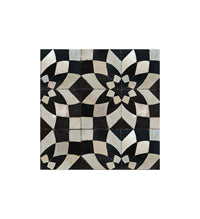 Borgo Lily Noir Antique - Tapis de sol en vinyle Modu