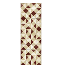 Tapis en vinyle antique Borgo Bordeaux