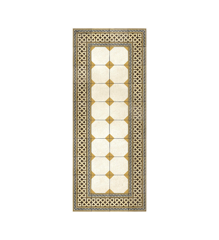 Italiano Sun Antique Vinyl Rug