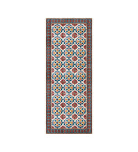 Tapis en vinyle antique Borgo Bordeaux