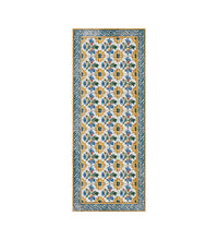 Tapis en vinyle antique Borgo Bordeaux