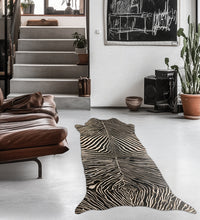 Zebra Shape Vinyl Rug