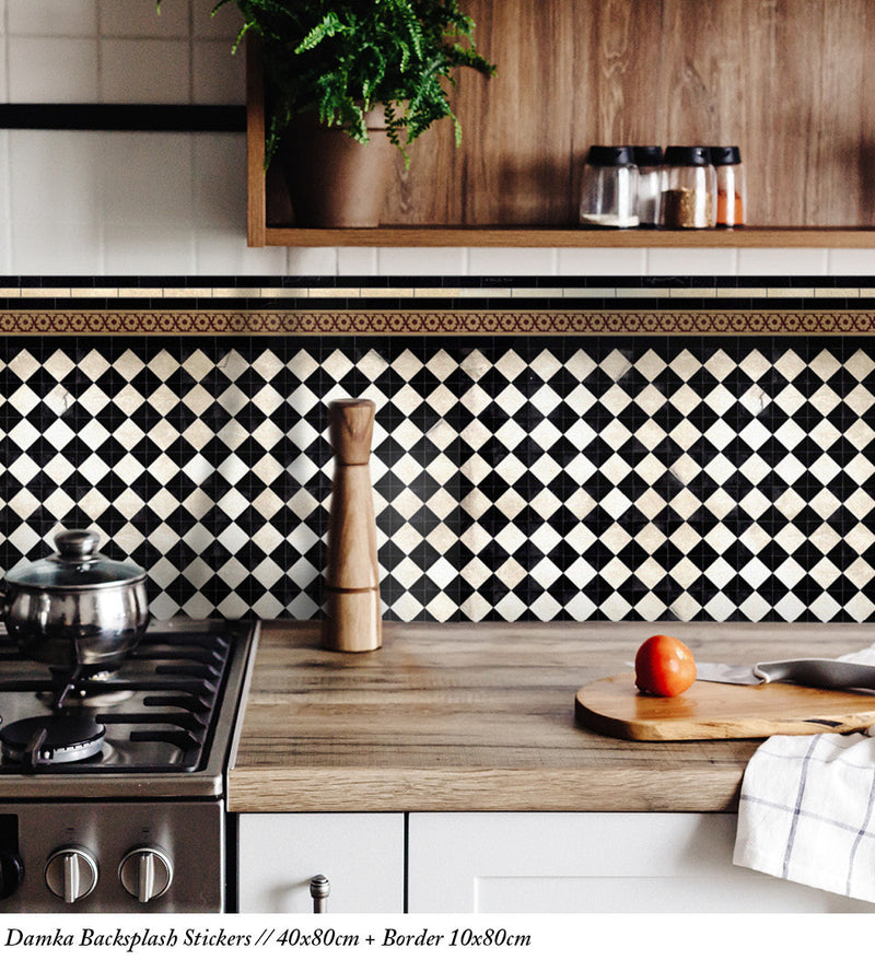 Damka Vinyl Backsplash Stickers