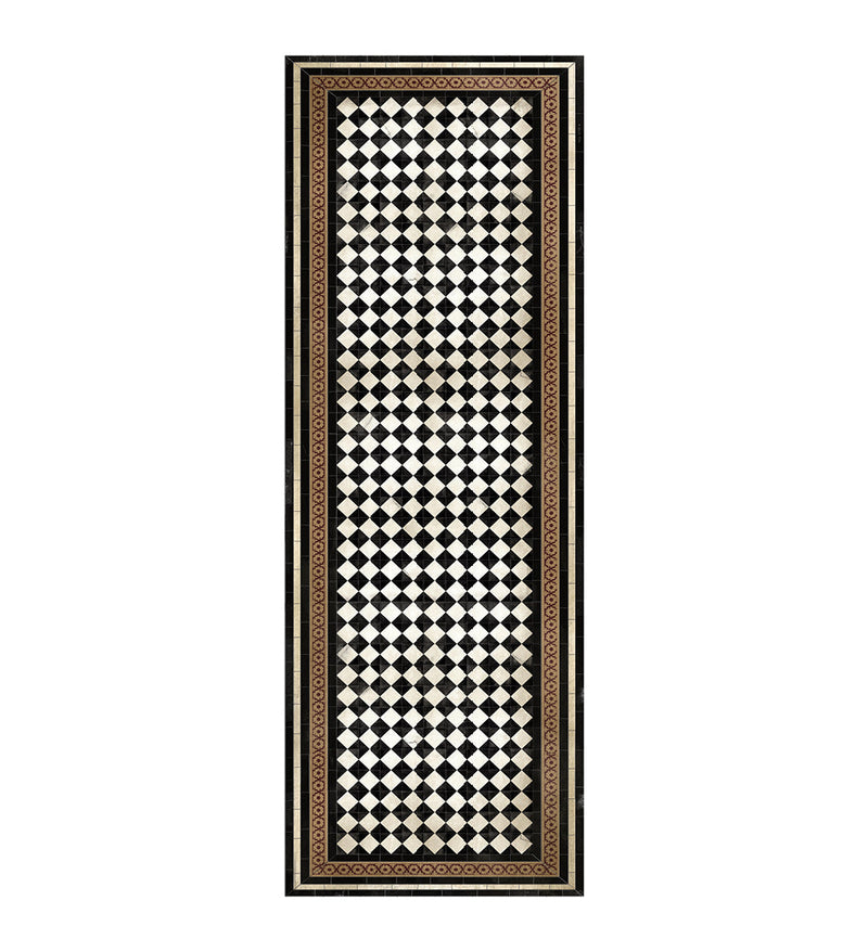 Tapis classique en vinyle antique Damka