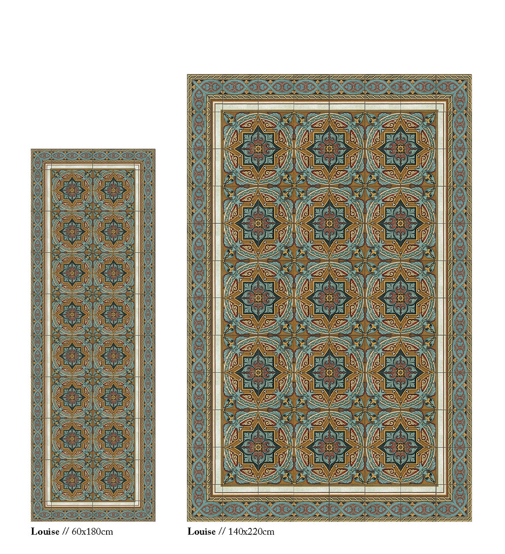 Louise Vinyl Rug - Beija Flor – Beija Flor World