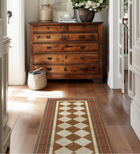 Gambit Camel Antique Vinyl Rug