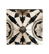 Borgo Lily Noir Antique - Tapis de sol en vinyle Modu