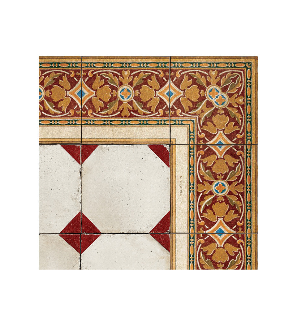 Tapis en vinyle antique Isabel