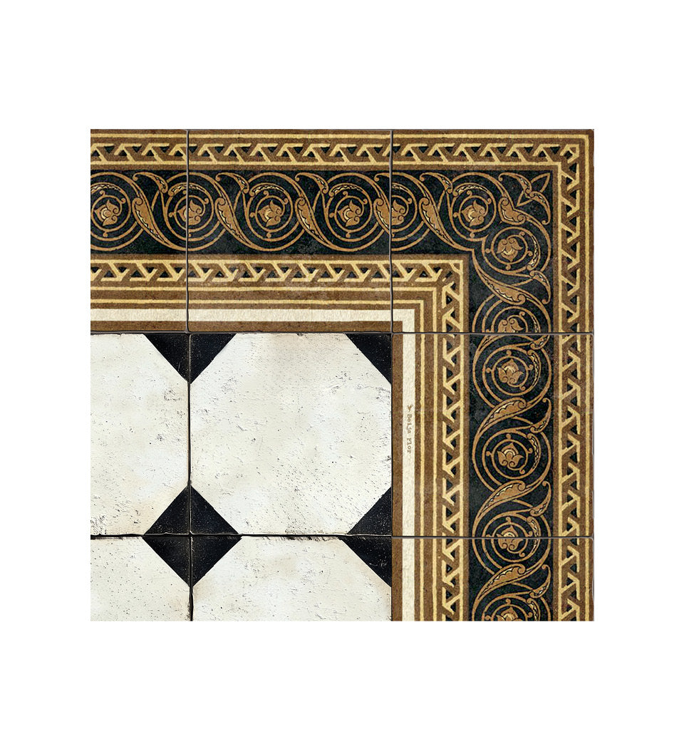 Tapis en vinyle antique Isabel