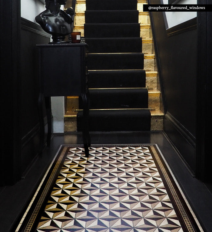 Rock Star Gold Vinyl Rug